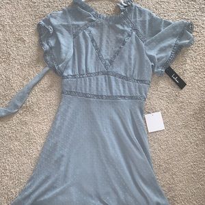 Gorgeous blue/grey Lulus dress
